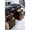 James Martin Vanities Brittany 48in Single Vanity, Burnished Mahogany w/ 3 CM Charcoal Soapstone Quartz Top 650-V48-BNM-3CSP - alternate 3